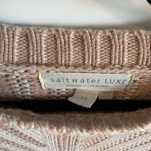 Salt water Lux Blush Knit Sweater - Picture 2 of 4